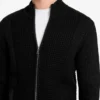 Cardigan Eco Ryder en maille gaufrée Cardigan Eco Ryder en maille gaufrée