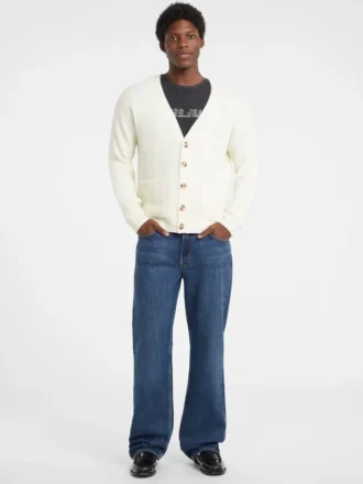 Cardigan en bouclé à col en V
