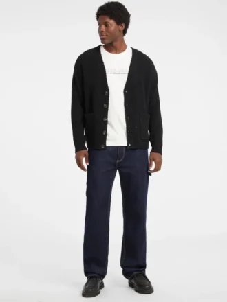 Cardigan en bouclé à col en V