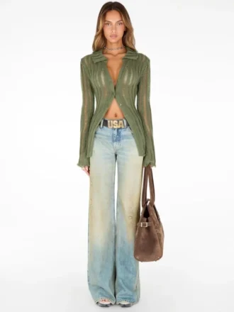 Cardigan en laine
