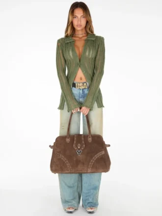 Sac à boucle en cuir