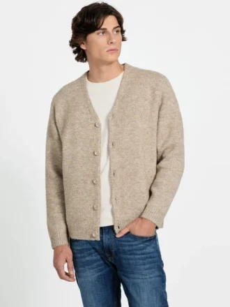 Cardigan en laine mélangée