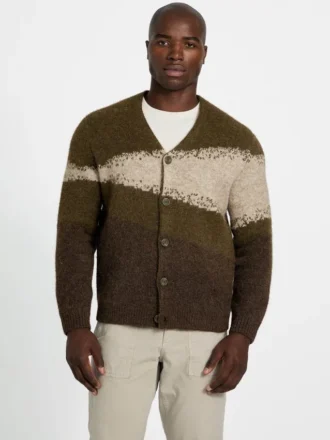Cardigan en laine mélangée