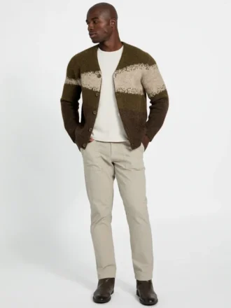 Cardigan en laine mélangée