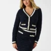 Cardigan en maille texturée