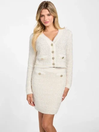 Cardigan en maille texturée