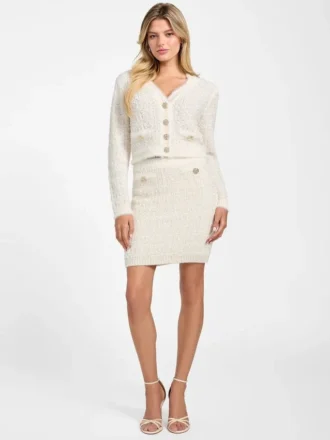 Cardigan en maille texturée
