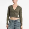Cardigan froncé à nouer Guess Originals