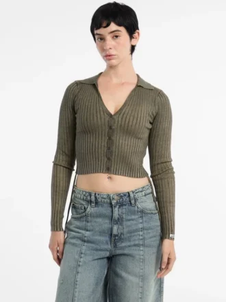 Cardigan froncé à nouer Guess Originals