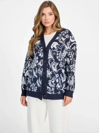 Cardigan jacquard Eco Melinda