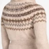 Cardigan long Akilah à bordure en fausse fourrure