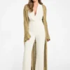 Cardigan long en maille lurex Cardigan long en maille lurex
