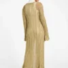 Cardigan long en maille lurex Cardigan long en maille lurex