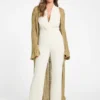 Cardigan long en maille lurex Cardigan long en maille lurex