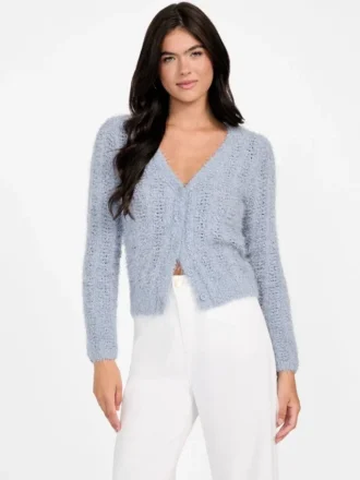 Cardigan à mailles ouvertes Eco Bea