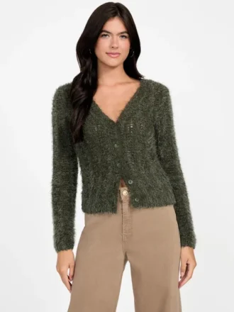 Cardigan à mailles ouvertes Eco Bea
