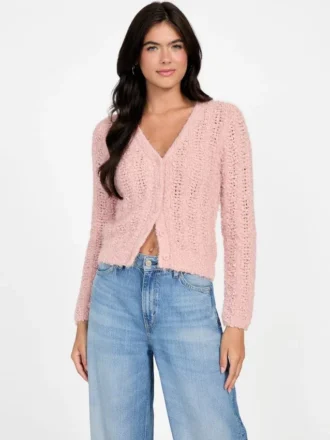 Cardigan à mailles ouvertes Eco Bea