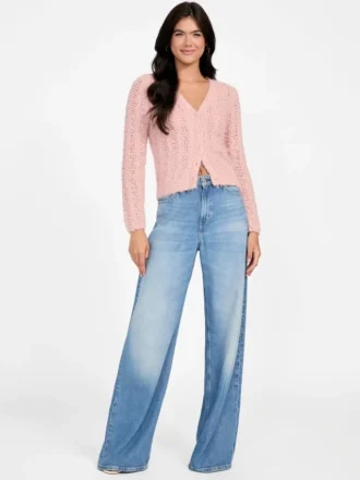 Cardigan à mailles ouvertes Eco Bea