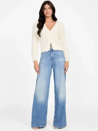 Cardigan à mailles ouvertes Eco Bea