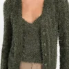 Cardigan à mailles ouvertes Eco Bea