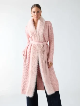 Cardigan-manteau croisé Paula