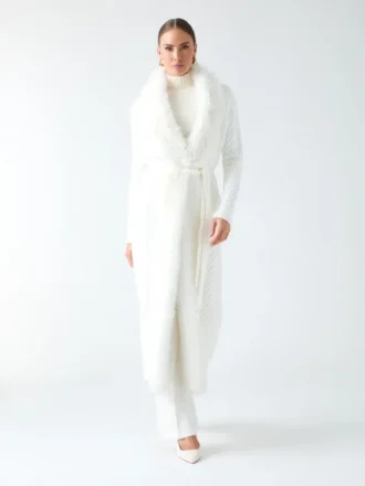 Cardigan-manteau croisé Paula