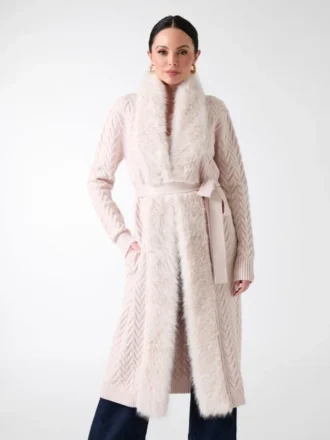 Cardigan-manteau croisé Paula
