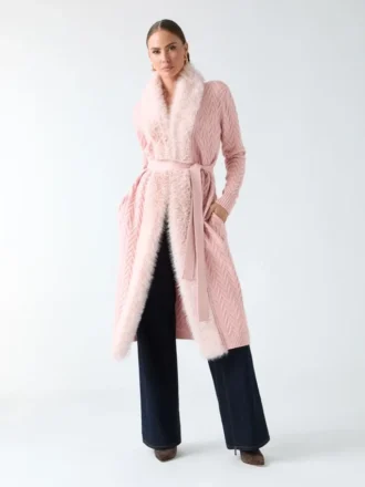 Cardigan-manteau croisé Paula