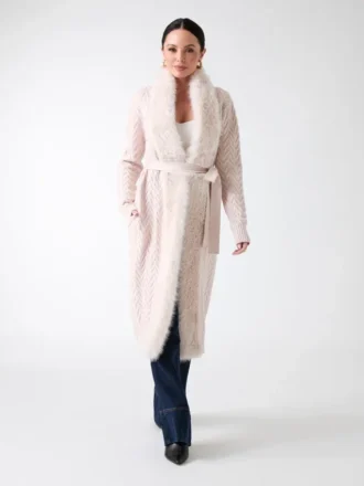 Cardigan-manteau croisé Paula
