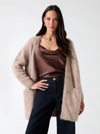 Cardigan Michaela en mélange d&rsquo;alpaga