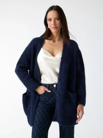 Cardigan Michaela en mélange d&rsquo;alpaga