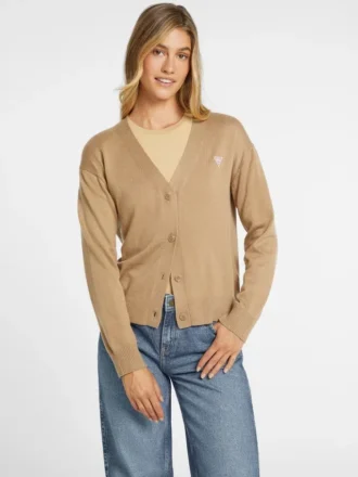 Cardigan Mini Triangle en mélange de soie et de laine