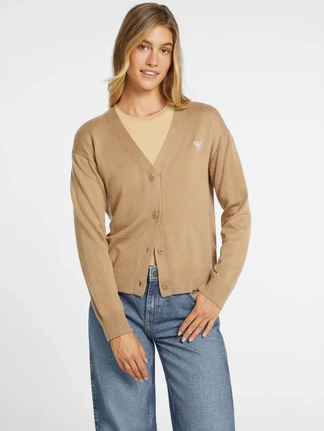 Cardigan Mini Triangle en mélange de soie et de laine Cardigan Mini Triangle en mélange de soie et de laine