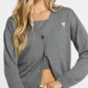 Cardigan Mini Triangle en mélange de soie et de laine Cardigan Mini Triangle en mélange de soie et de laine