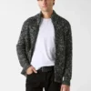 Cardigan zippé Austin Slub