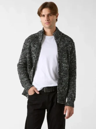 Cardigan zippé Austin Slub