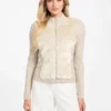 Cardigan zippé en fausse fourrure Eco Mila Cardigan zippé en fausse fourrure Eco Mila
