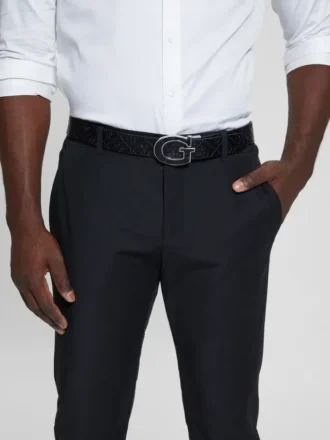 Ceinture avec logo gravé