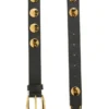 Ceinture en cuir véritable avec logo