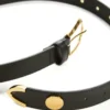 Ceinture en cuir véritable avec logo