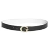 Ceinture réversible à boucle G en strass Ceinture réversible à boucle G en strass