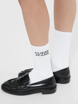 Chaussettes mi-mollet unisexes avec logo