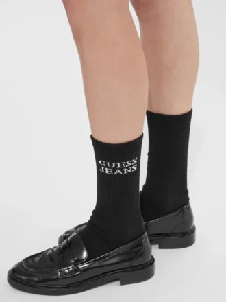 Chaussettes mi-mollet unisexes avec logo