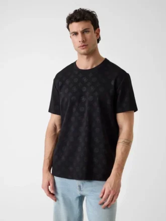 Chemise avec logo en relief