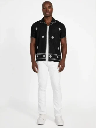 Chemise brodée Eco Mosley