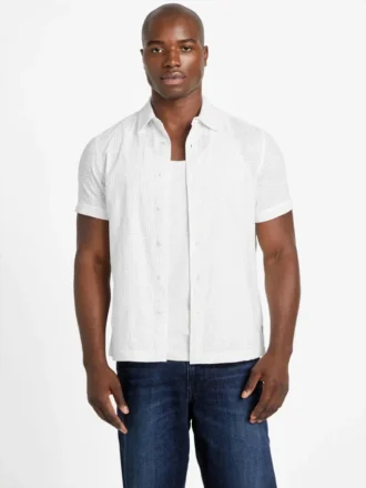 Chemise brodée Idris
