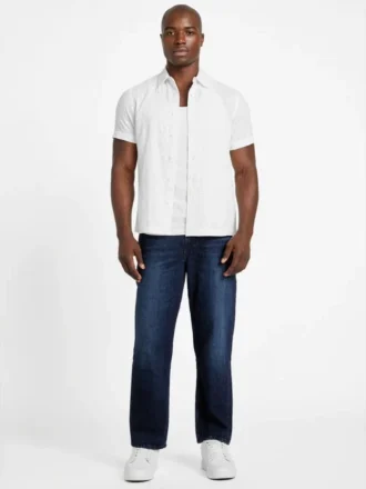 Chemise brodée Idris