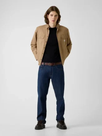 Chemise courte ajustée avec poches