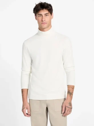 Chemise côtelée en mélange de viscose écologique