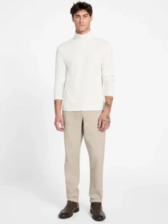 Chemise côtelée en mélange de viscose écologique